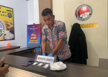 Ibu di Kendari Selundupkan Narkotika di Popok Bayi Saat Besuk Suaminya di Lapas