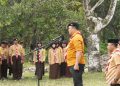 Ruksamin Minta Generasi Muda Tingkatkan Sikap Disiplin di Perayaan Hari Pramuka ke 62 Tahun