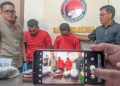Dua Pria di Kendari Diringkus Polisi Saat Hendak Mengambil Kiriman Paket Ganja