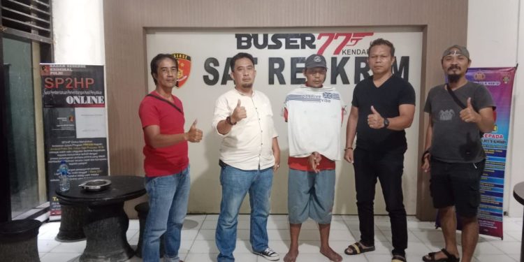 Pelaku diringkus tim buser 77 Polresta Kendari