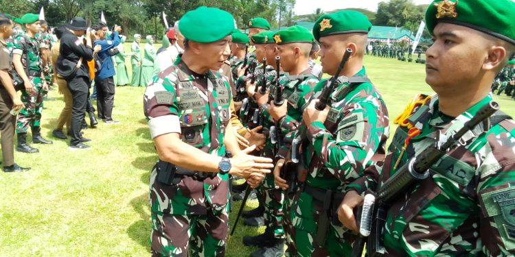 Terima Kepulangan Satgas, Pangdam Hasanuddin Ingatkan Netralitas Prajurit Jelang Pemilu 2024