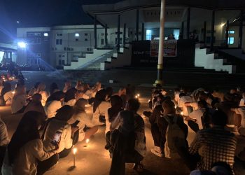 Mengenang Randi-Yusuf, KBM Fisip UHO Menggelar Doa Bersama di DPRD Provinsi Sultra