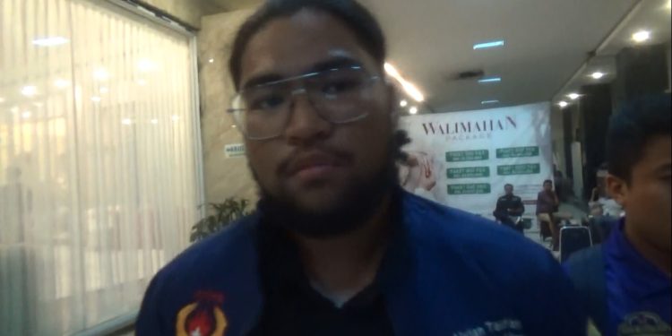 Alfian Taufan Ketua Koni Sultra kabar saat dicecar Jurnalis