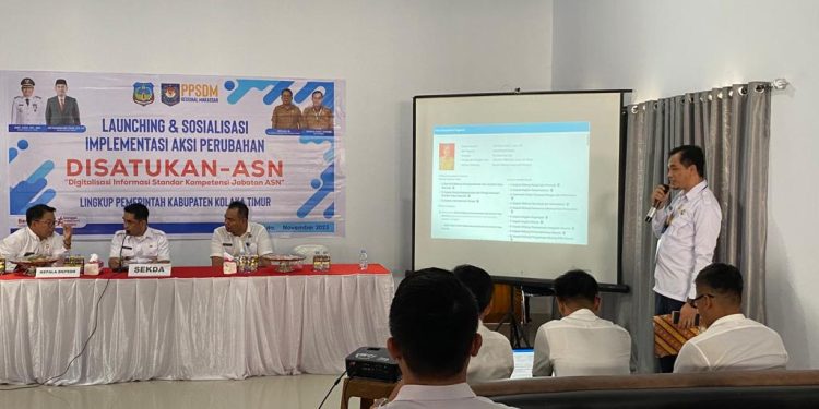 Launching Aplikasi DISATUKAN-ASN Pemkab Kolaka Timur.
