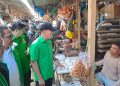 Ketua DPW PPP Sultra Andi Sumangerukka Kunjungi 3 Pasar Tradisional di Kota Kendari