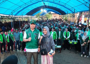 Kampanye di Kolaka Timur, Andi Sumangerukka Janji Benahi Jalan