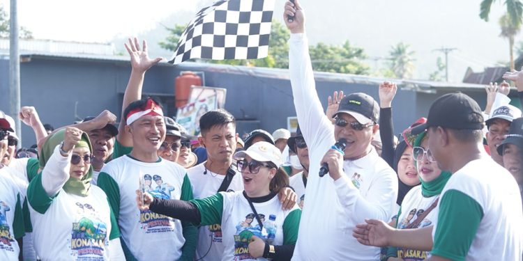 Ruksamin buka jalan sehat festival Konasara