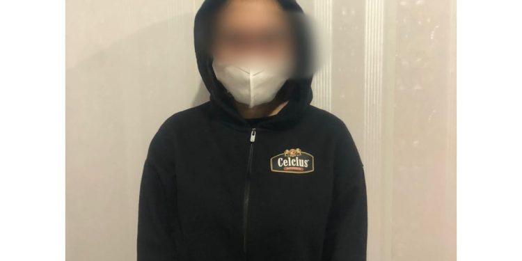 Tersangka IF ditangkap Polisi