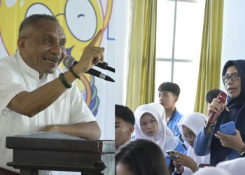 RuKI BERGERAK, Kemenkumham Sultra Berikan Edukasi KI di 5 Sekolah di Kendari