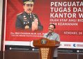Sambangi Kanwil Kemenkumham, Ibnu Chuldun beri Penguatan Tugas dan Fungsi Pengayom di Sultra