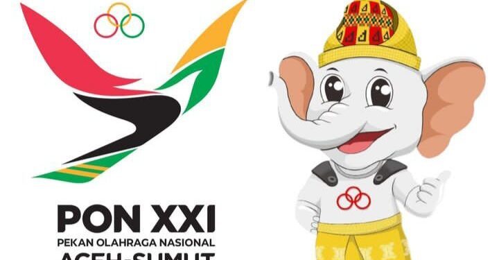 Logo dan Maskot PON XXI Aceh Sumut