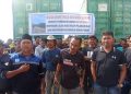 Ratusan Sopir Kontainer Mogok Kerja Protes Jalan Rusak di Pelabuhan New Port Kendari