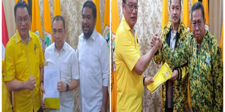Penyerahan B-1 KWK bakal calon Wali Kota Kendari dan bakal calon Bupati Muna.
