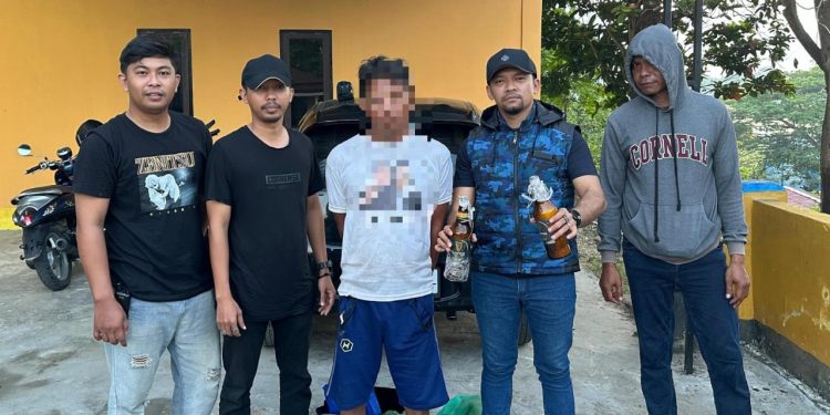 Pelaku AN ditangkap bersama barang bukti handak