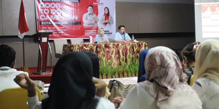 Bakal Calon Wali Kota Kendari Yudhiato-Nirna. (Istimewa)