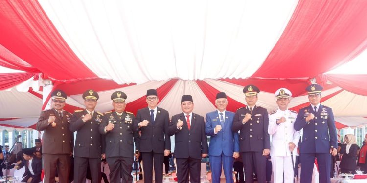 Pj Gubernur bersama Forkopimda Sultra (Istimewa)