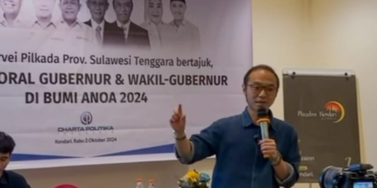 Yunarto Wijaya, Direktur Eksekutif Charta Politika Indonesia.