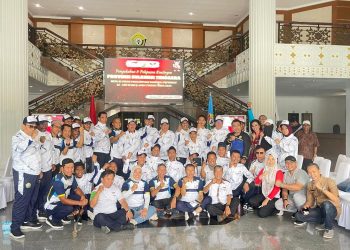 Pj Gubernur Andap Budhi Revianto Dukung dan Lepas Kontingen Sultra ke PEPARNAS XVII 2024