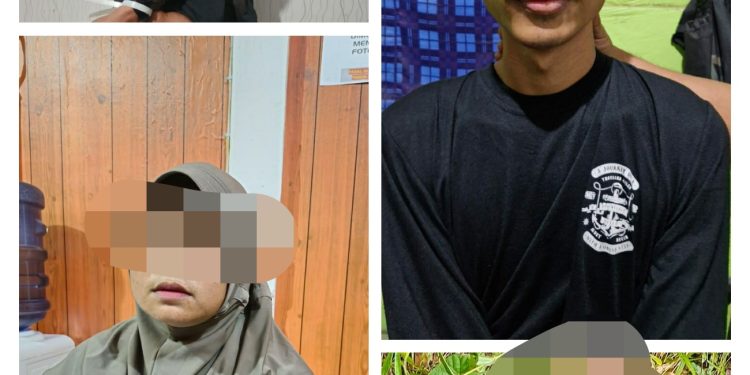 Kolase pelaku dan korban