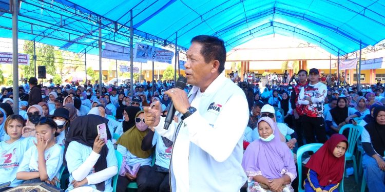 Hugua berkampanye di Konawe (Foto: Istimewa)