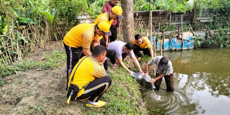 Polsek Ranomeeto manfaatkan Pemanfaatan Lahan Kosong