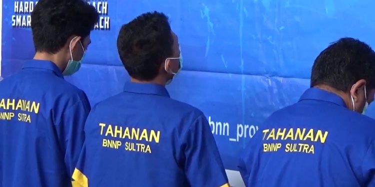 Tersangka pengedar narkoba di Sultra