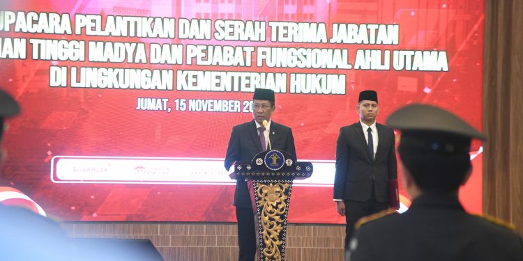 Menkum, Supratman Andi Agtas.
