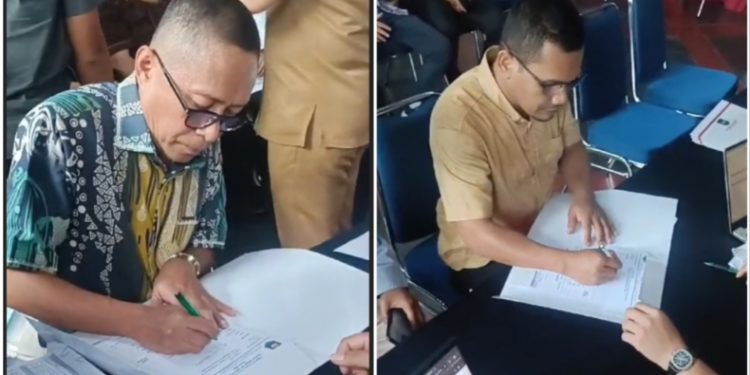 Bupati dan Wakil Bupati Terpilih Buton Utara, Afirudin Mathara- Rahman jalani pemeriksaan kesehatan di Gedung C Kemendagri Jakarta, Senin (17/2/2025). (Foto: Istimewa)