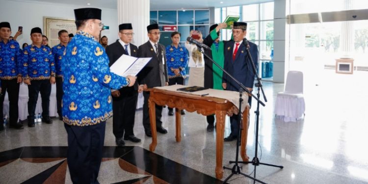 Pj Gubernur Lantik Kadis Perindag Sultra, Ini Alasannya. (Foto: Istimewa)