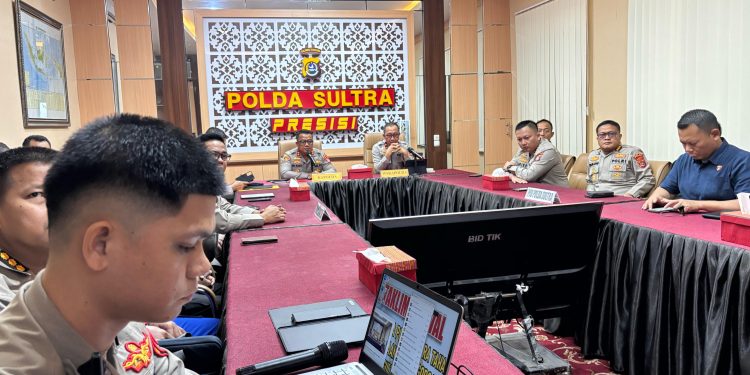 Kapolda Sultra Pimpin Taklimat Awal Audit Kinerja 2025