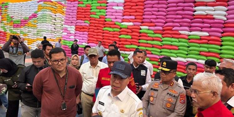 Gubernur dan Kapolda Sultra Pantau stok pangan di gudang Bulog