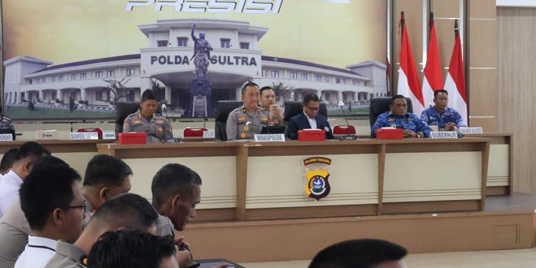 Wakapolda Sultra, Brigjen Pol Amur Chandra Juli Buana Pimpin peluncuran Satuan Pelayanan Pemenuhan Gizi (SPPG) Polri secara During.