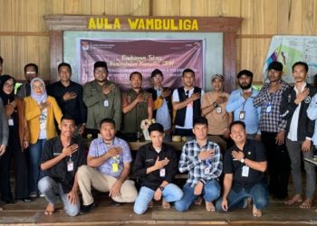 KPU Wakatobi, Sulawesi Tenggara (Sultra) gelar Bimtek Penulisan Berita Kepemiluan dan Kelembagaan di Aula Wambuliga, Wangi Wangi Selatan, Minggu (13/7/2025). (Foto: Istimewa)