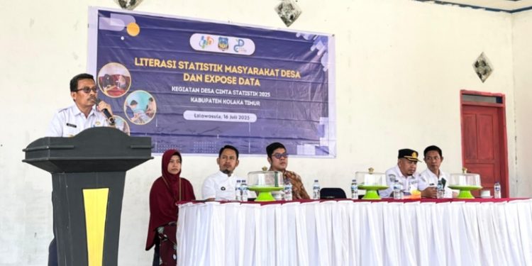 Pj Sekda Kolaka Timur La Fala Ingatkan Pentingnya Data Statistik untuk Program Pembangunan Desa, Rabu (16/7/2025). (Foto: Istimewa)