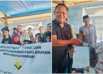 Komitmen Sosial PT GKP, Bantu Panti Asuhan di Kendari Lewat Program CSR, Senin (4/8/2025) sore. (Foto: Istimewa)
