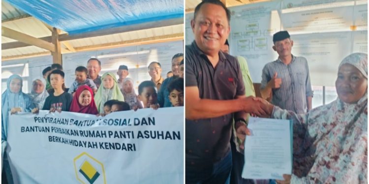Komitmen Sosial PT GKP, Bantu Panti Asuhan di Kendari Lewat Program CSR, Senin (4/8/2025) sore. (Foto: Istimewa)