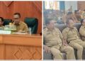 Bupati Buton Utara, Afirudin Mathara, Buka Rakor Evaluasi Birokrasi 2025 di Aula Setda, Selasa (16/9/2025). (Foto: Istimewa)