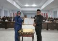 Ketua DPRD Buton Utara Hj. Hasrianti Ali, dan Wakil Bupati Buton Utara Rahman, Selasa (30/9/2025). (Foto: Romi)