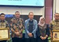 Pemerintah Kabupaten Muna Barat (Mubar), Sulawesi Tenggara (Sultra), mendapat penghargaan Paritrana Award 2025 dari BPJS Ketenagakerjaan. (Foto: Istimewa)