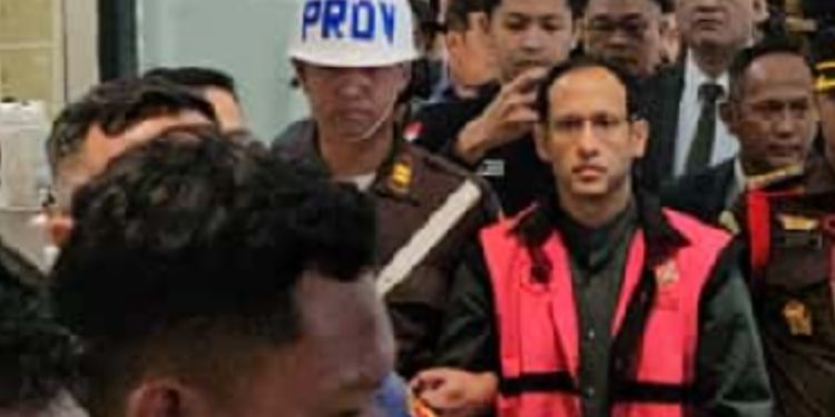Nadiem Makarim Mantan Menristekdikti Tersangka Dugaan Korupsi Pengadaan Laptop Chromebook, Kamis (4/9/2025). (Foto: Istimewa)