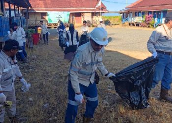 Peringati World Clean-Up Day 2025, PT GKP Gelar Aksi Bersih-Bersih Lingkungan, Senin (22/9/2025). (Foto: Istimewa)
