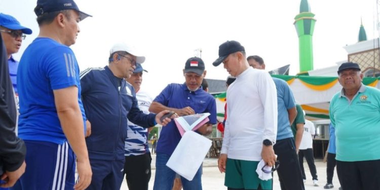 Gubernur Sultra, Andi Sumangerukka, Pastikan Persiapan Venue STQH Nasional 2025 Selesai Dua Hari Sebelum Pembukaan, Sabtu (4/10/2024). (Foto: Istimewa)