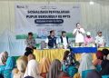 Anggota Komisi IV DPR RI, Jaelani, reses di Muna, sosialisasi dan menyerap aspirasi Petani Penerima Tambahan Subsidi (PPTS), dan kelompok tani, terkait penyaluran pupuk bersubsidi, Jumat (10/10/2025). (Foto: Istimewa)