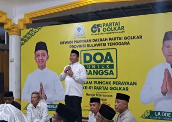 HUT ke-61 Golkar, DPD Golkar Sultra Gelar Doa Bersama untuk Bangsa, Jumat (5/12/2025).