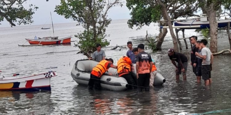 Kecelakaan Kapal, Longboat Nelayan Mati Mesin dan Lost Contact di Perairan Tobaku Kolaka Utara, Kamis (25/12/2025). (Foto: Dok KPP Kendari)