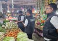Satgas Pangan Polda Sultra Pantau Harga Bahan Pokok di Pasar Baruga Kendari, Rabu (25/2/2026). (Foto: Istimewa)