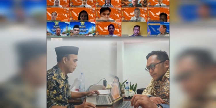 6 CPNS KPU Wakatobi Ikuti Seminar Aktualisasi Secara Daring. (Foto: Istimewa)