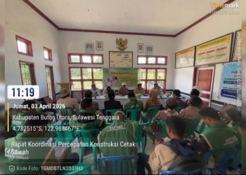 Buton Utara Target Cetak Sawah 500 Hektare dan Optimalisasi 400 Hektare di 2026. (Foto: Istimewa)