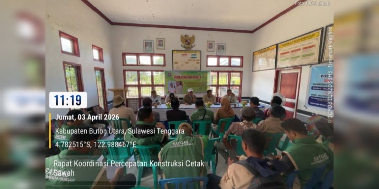 Buton Utara Target Cetak Sawah 500 Hektare dan Optimalisasi 400 Hektare di 2026. (Foto: Istimewa)