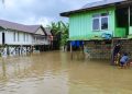 Banjir Rendam Permukiman Warga di Bantaran Sungai Langkumbe Buton Utara, Jumat (8/5/2026). (Foto: Istimewa)